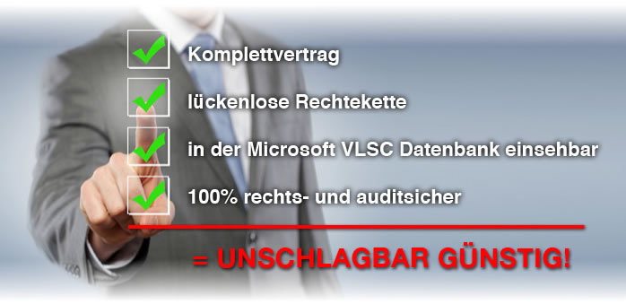 Gebrauchtsoftware von Microsoft