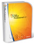 Microsoft Office 2007 Professional, Upgrade, Retail 
